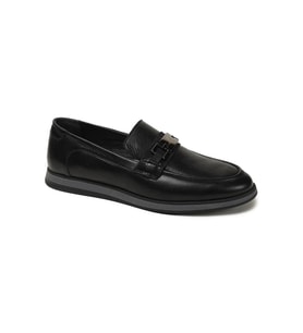 Pierre Cardin 63601 Siyah Erkek Loafer Günlük Deri Ayakkabı
