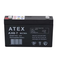 Atex Ax6-7 6V 7Ah Akü