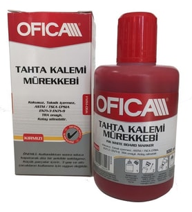 Ofica Tahta Kalemi Mürekkebi 100 Ml. Fmm-06K Kırmızı