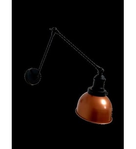 RİOLİGHT RETRO ÜÇ MAFSALLI HAREKETLİ BAŞLIK METAL APLİK (Siyah - Beyaz)