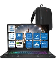 Msı Cyborg 17 Intel Core I7 13620H  32GB Ddr5 256GB SSD RTX5060 Gddr7 8gb Windows 11 Home 17.3" Fullhd (1920X1080) 144HZ IPS Taşınabilir Bilgisayar B13WFKG210XTRH11 + Zetta Çanta
