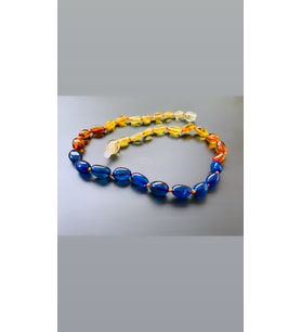 SERTİFİKALI ORİJİNAL KEHRİBAR BEBEK KOLYESİ 32-33 cm 0-4 YAŞ