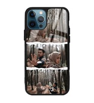 iPhone 12 Pro Max Uyumlu 3lü Kolaj Fotoğraf Tasarımlı Glossy Telefon Kılıfı