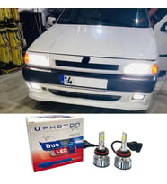 Fiat Uno Led Xenon Sis Farı Ampulü H3 Duo Yeni Seri Beyaz