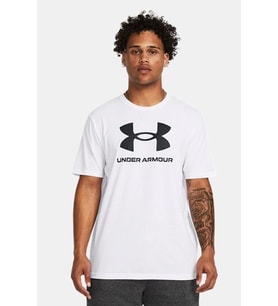 Under Armour Ua Sportstyle Logo Update Erkek Tişört (Beyaz)