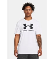Under Armour Ua Sportstyle Logo Update Erkek Tişört (Beyaz)
