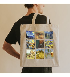 Van Gogh Baskılı Bez Çanta