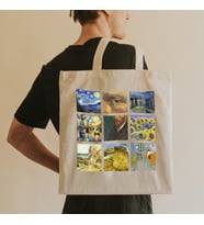 Van Gogh Baskılı Bez Çanta