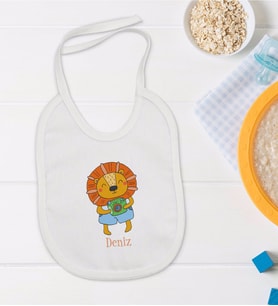 BK Kids Kişiye Özel İsimli Bebek Mama Önlüğü - Model 23