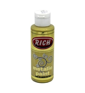 Rich Metalik Akrilik Boya 120 cc. 724 KLASİK ALTIN 