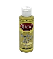 Rich Metalik Akrilik Boya 120 cc. 724 KLASİK ALTIN 