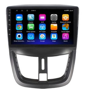 Peugeot 207 9 inç Android Navigasyon ve Multimedya Sistemi 2006-2012