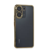 Redmi 13C Kılıf Lensli Silikon - Gold