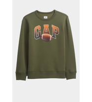 Gap V-Fa Logo Çocuk Sweatshirt (Haki)