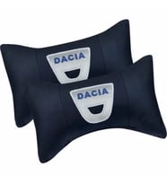 Dacia Duster koltuk koltuk kılıf uyumlu yastık - araç logo ve marka nakışlı 2li set