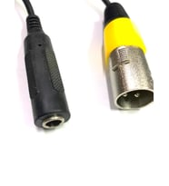 Xlr Erkek - 6.3mm Mono Dişi Çevirici Kablo