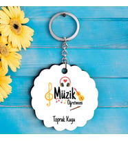 Müzik Öğretmenlerine Özel İsimli Anahtarlık