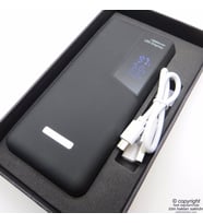 WG-135 Kişiye Özel Powerbank 13000mAh/3.7V Rubber LCD A+ Lithium Ion  İsme Özel Powerbank  Hediyelik Teknoloji Ürünü