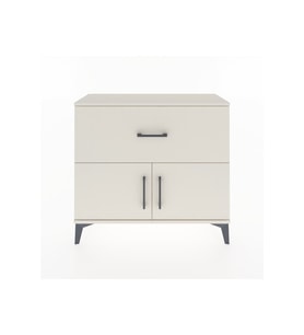 Arges Şifonyer Tek Raflı Tek Çekmeceli 2 Kapaklı 88x30x80 Aytaşı-Aytaşı