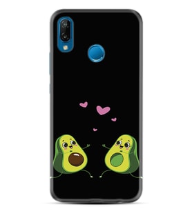 Huawei P20 Lite Mate 10 20 Lite Pro P40 Lite KılıfDesemli Silikon Aşık Avokadolar 1642