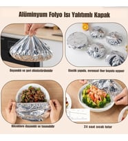10'lu Bone Kapak - Folyo - Isı Yalıtımlı - Tabak ve Mini Tencere Uyumlu