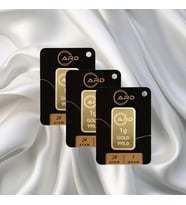 3 Adet 1 Gr 24 Ayar Ard Gram Altın
