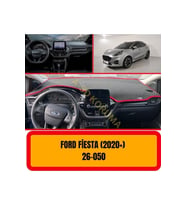 Ford Fiesta (2020 ) Ön Gögüs Panel Torpido Koruma Koruyucu Kilifi Halisi Örtüsü Yedek Parça