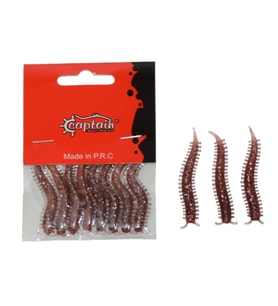 Silikon Kurt Captain Ajıbıshı 5.5Cm 8 Li Paket Renk:1