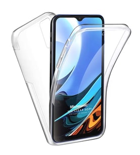 Microsonic Xiaomi Redmi 9T Kılıf 6 Tarafı Tam Full Koruma 360 Clear Soft Şeffaf