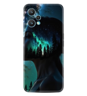 Realme 9 Pro Kılıf Boutique Baskılı Resimli Woman in Tree Pcode -004
