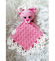 Kedi Uyku Arkadaşı Amigurumi Organik Oyuncak
