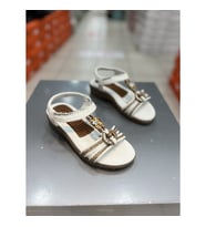 Guja 24y120-4 Kadın Masajlı Taban Taşlı Günlük Comfort Sandalet (Beyaz)