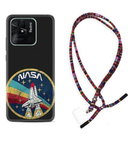 Xiaomi Poco X3 Pro M4 Pro X4 Pro C40 10C Kılıf Boyun Asklı Rasta Silikon Nasa 1326