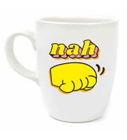 Nah! Krem Oval Kupa Hediye Seramik Kupa