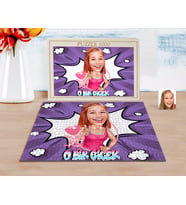 BK Gift Kişiye Özel O Bir Çiçek Karikatürlü 1000 Parça Profesyonel Puzzle-1