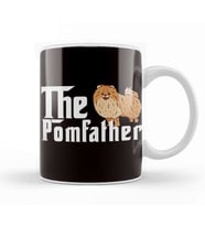 Pomfather Pomeranian Pommy Pom German Spitz Poland Toy Dog Kupa Bardak Porselen