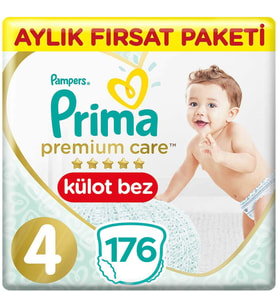 Prima Premium Care Bebek Külot Bezi 4 Beden 44x4 176 Adet
