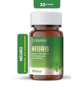 Erbatab Neuro B Vitaminleri İçeren Takviye Edici Gıda – 30 Kapsül