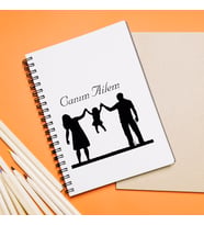 Canım Ailem Tasarımlı Defter