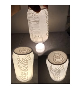 Özel Tasarım Tea Light Kola Kutusu Lamba Tealight Mum