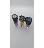Saat Standı 3'lü Set Lazer Model Oval Mavi&Kırmızı