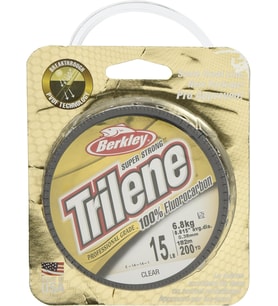 Trilene Fluorocarbon Line-Transparent, 11,3 kg / 0,48 mm