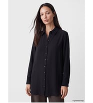 LCW EVERYDAY Siyah Regular Fit Kadın Gömlek Tunik