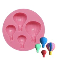 Dört Boy Uçan Balon Silikon Kalıp 4 lü