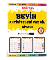 Sağ-SOL Beyin Aktiviteleri YAZ-SİL Kitabı