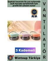 #Vantilatör Gündelik Çanta Boy Seyahat Tipi Kompakt Taşınabilir Hafif Sessiz Çalışma Yaz Serinleme Ş
