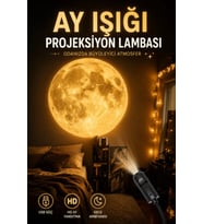 Ay lambası dünya gezegen projektör 360 dönebilen braketi USB şarj edilebilir Led lamba gece lambası