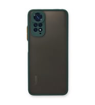 Xiaomi Redmi Note 11 Kılıf Montreal Silikon Kapak - Yeşil