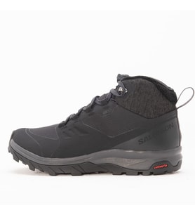 Salomon Outsnap Climasalomon Waterproff Womens Outdoor Shoes Black Su Geçirmez Nefes Alan Kadın Bot Siyah