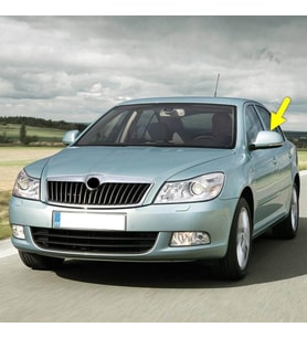 Skoda Octavia A6 2009-2012 Sol Dış Dikiz Aynası Kapağı 3T0857537